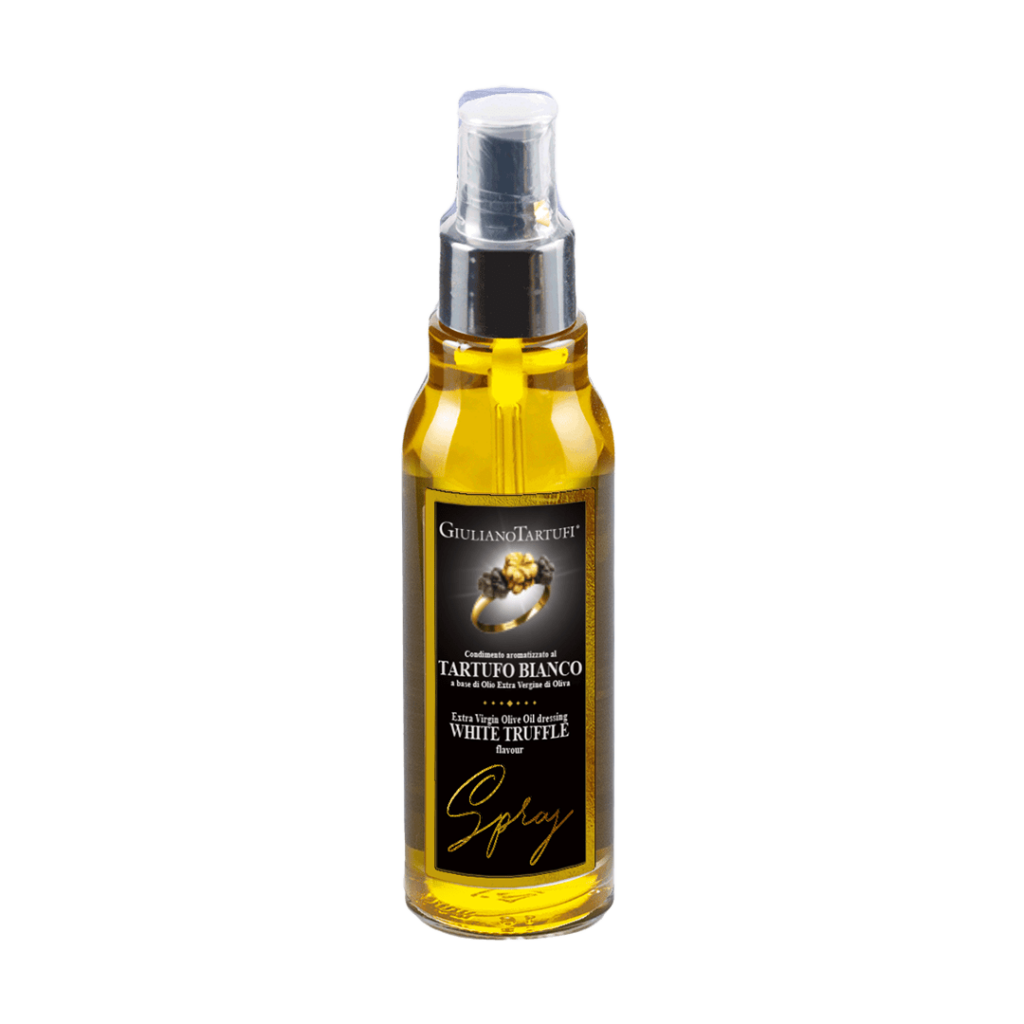 Extra virgin olive oil dressing White Truffle flavour spray