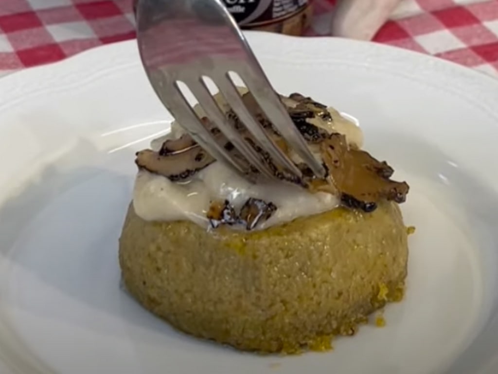 Artichoke and Truffle Flan